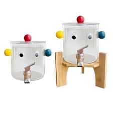 Distributore di bevande fredde, distributore di succhi, bevande in vetro per