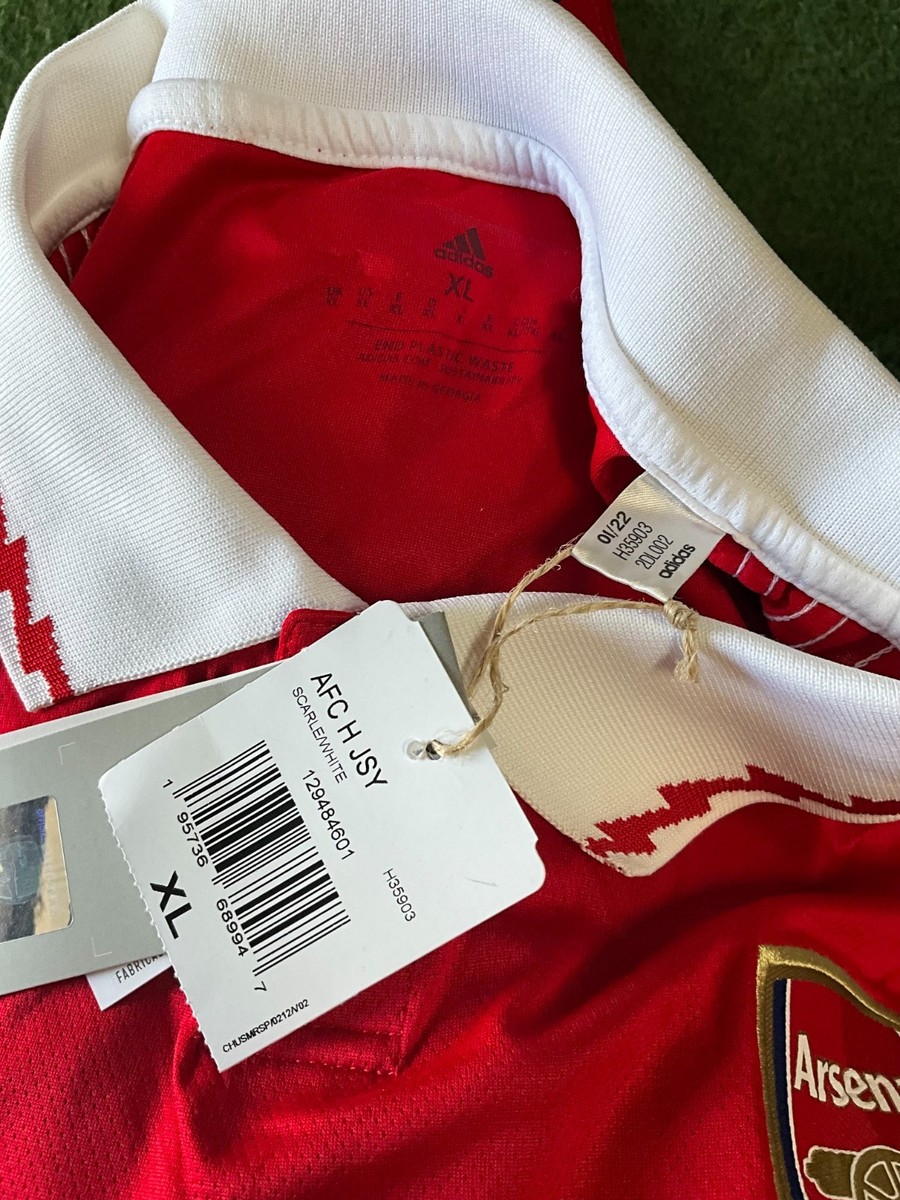 adidas Arsenal Men's Home Jersey 22/23 Legend G.Jesus #9 Sz XL