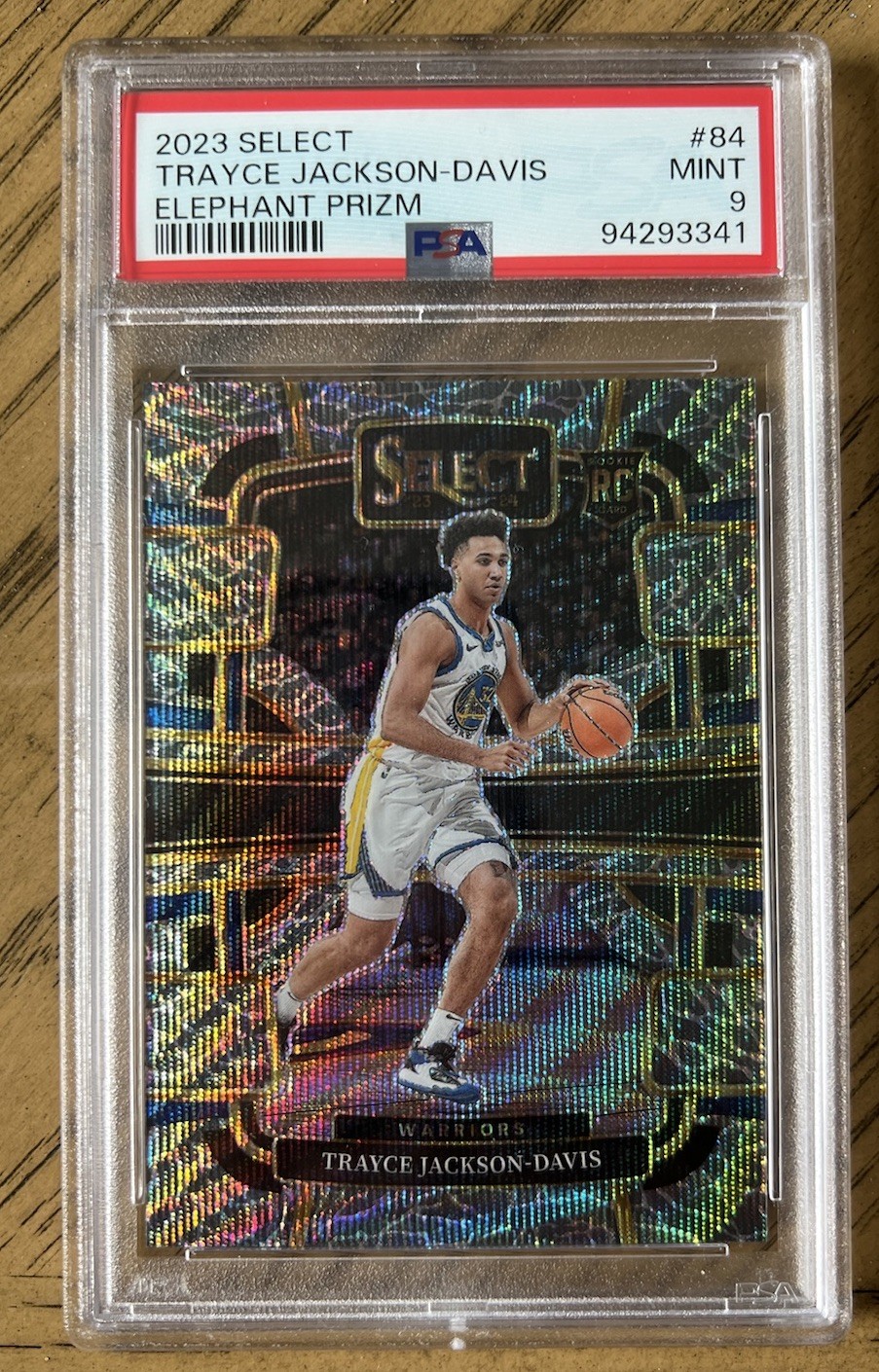 2023-24 Panini Select Trayce Jackson-Davis Rookie Elephant #84 PSA 9 Mint