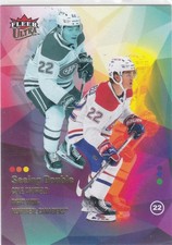 2021/22 FLEER ULTRA..COLE CAUFIELD..SEEING DOUBLE..CARD # DT-7..CANADIENS