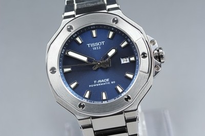 [Box Paper] TISSOT T-Race Powermatic 80 T141807A Royal Blue 41mm Auto Date Watch