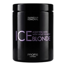 Profis Ice Blonde Haarmaske Silberpflege Anti Gelbstich Violett Haarkur Blond 1L