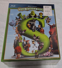 Shrek: The Whole Story Blu-ray Disc, 2010, 4-Disc Set Brand New Free Shipping