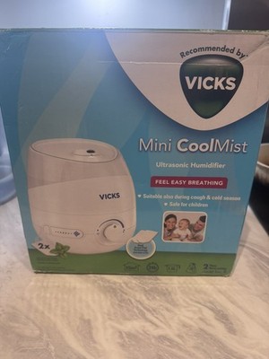 Vicks Mini CoolMist Ultraschall Luftbefeuchter - Tragbare Luftfeuchtigkeitscreme
