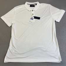 Original Penguin Polo Shirt Mens XL White New Short Sleeve Performance Golf Tee