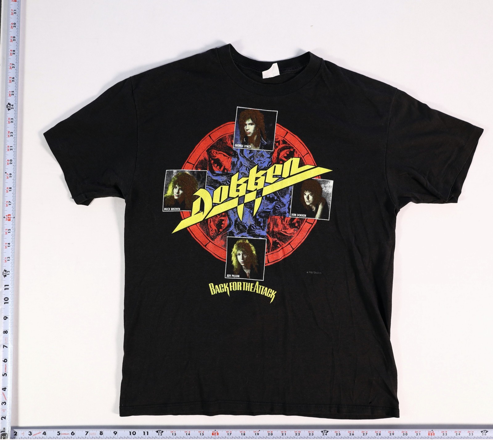 Vintage 1980s Dokken Back For The Attack T-Shirt Size… - Gem