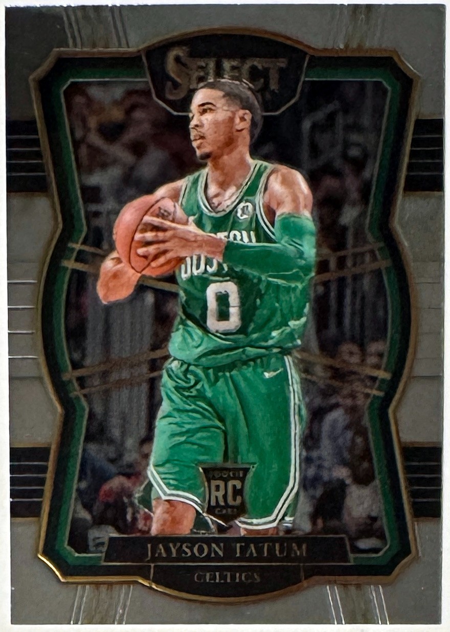 Jayson Tatum 2017-18 Panini Select Premier Level Rookie Card SP  RC #166 Celtics