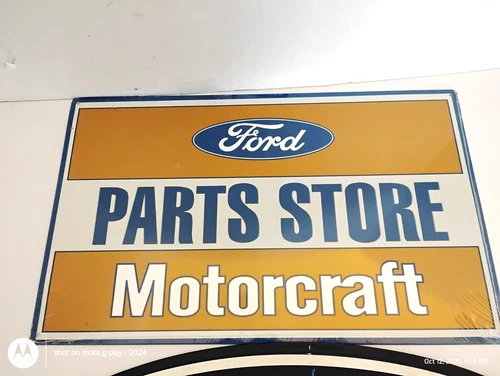 Vintage Style Ford Motorcraft  Parts Store Sign- reproduction