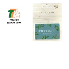 Elegant $50 Gift Card with Traditional Design - Redeem In-Store & Online