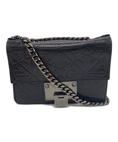 Jimmy Choo Mini Chain Shoulder Black Shoulder Bag #TFB7960