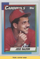 1990 Topps Jose DeLeon #257 READ 0b5