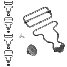 Overall Clasp Clips Replacement Metal Overall Buckles 2 Pairs Overall Buckles...