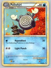 2010 POKEMON POLIWHIRL HGSS UNLEASHED 37/95 UC NM A78468 FREE S&H