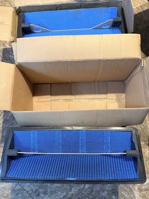 2 Donaldson Replacement Filter Industrial Pleated Panel Blue/Black Plastic Frame