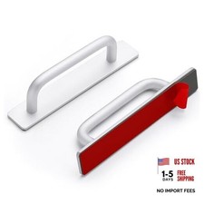 Pack Adhesive Handles Self Stick Instant Cabinet 5.83 In Length 2 Silver