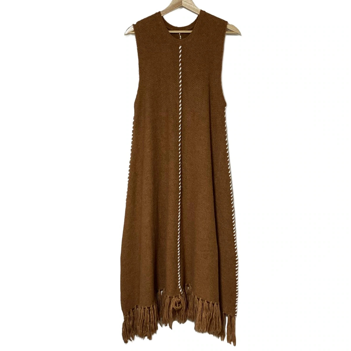 Auth AMERI - Brown White Women's Dress - image 1