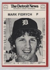 1981 Detroit News Tigers Boys of Summer 100th Anniversary Mark Fidrych #6 0q3