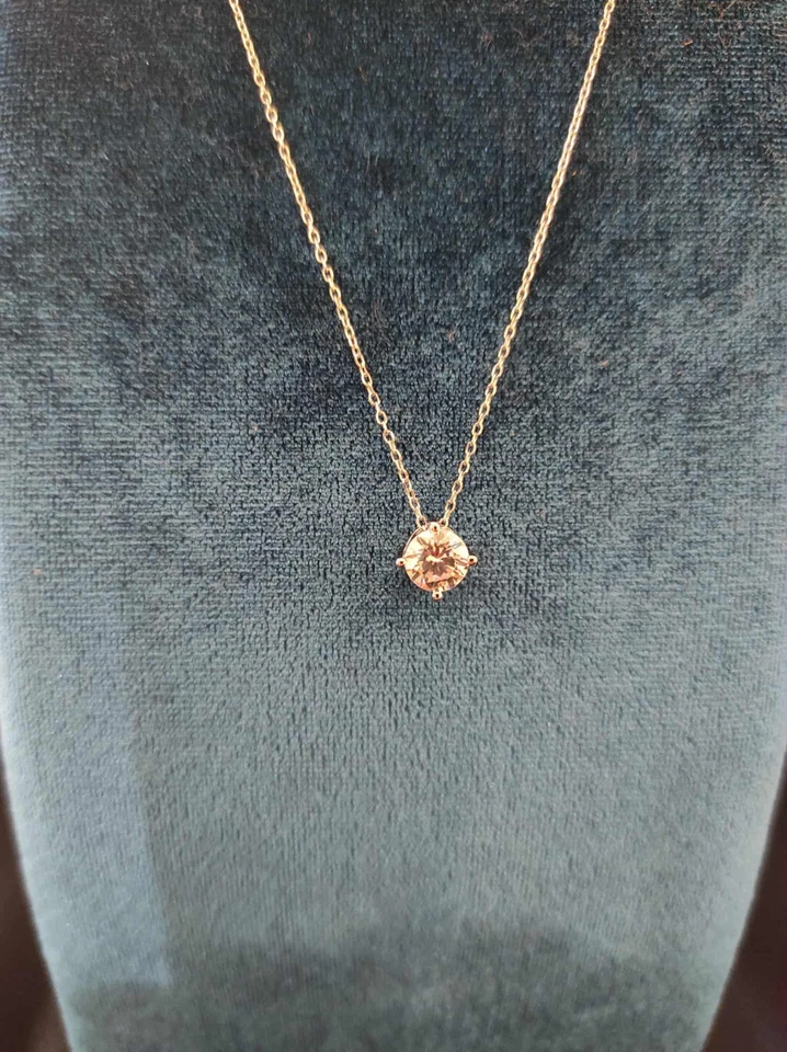 Collana Donna Argento 925 Punto Luce Zircone Girocollo Elegante Amen CLSO60BB - Immagine 2 di 3