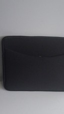 Black Neoprene Padded Sleeve Case for 13 Inch Universal Laptop Solid Pattern