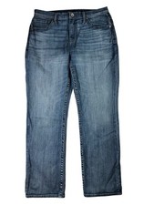 Buckle BKE Tyler Mens 34x32 Straight Leg Stretch Blue Denim Jeans