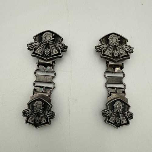Ryder Clips For Lace Up Boots 1 Pair Strap Boot To Pants Engine & Windshield