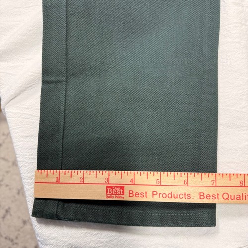 Wrangler silver lake western jeans, 3/4 x 36, with dark green fabric, white stitching, and yellow measurement.