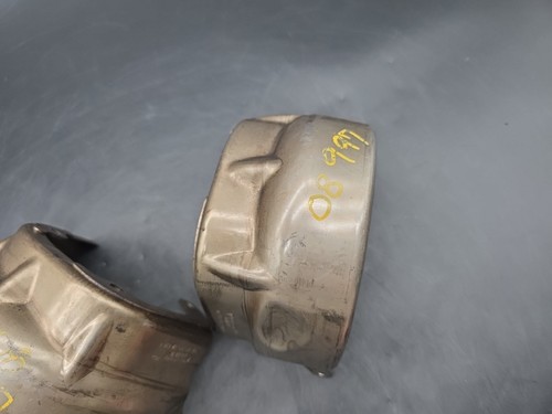 2007-2009 PORSCHE 911 997 TURBO 997123216 TURBOCHARGER HEAT SHIELD PAIR Q6-447 - Picture 5 of 9