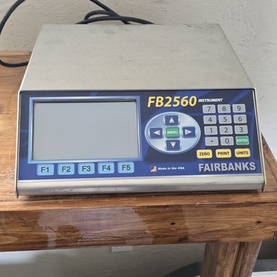 Fairbanks FB2560 Tabletop Scale Indicator USB Ethernet Computer Connect