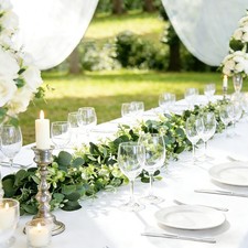 Eucalyptus Garland Greenery 2Pack: 5.9Ft Artificial Faux Greenery Vines for f...