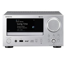 ONKYO CS 575D DAB WLAN Microanlage Silber mit DALI Zensor 1 Lautsprecher Weiss