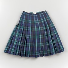 Vintage Womens Plaid Scottish Plaid Wool Kilt Scotch House Scotland Size 16 30