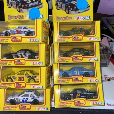 1994 Racing Champions, Yellow Box, Set Of Eight Different Drivers