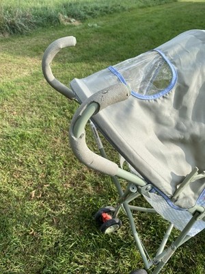 VINTAGE Y2K Winnie The Pooh Reborn BABY TODDLER Umbrella STROLLER W/ Canopy  | eBay