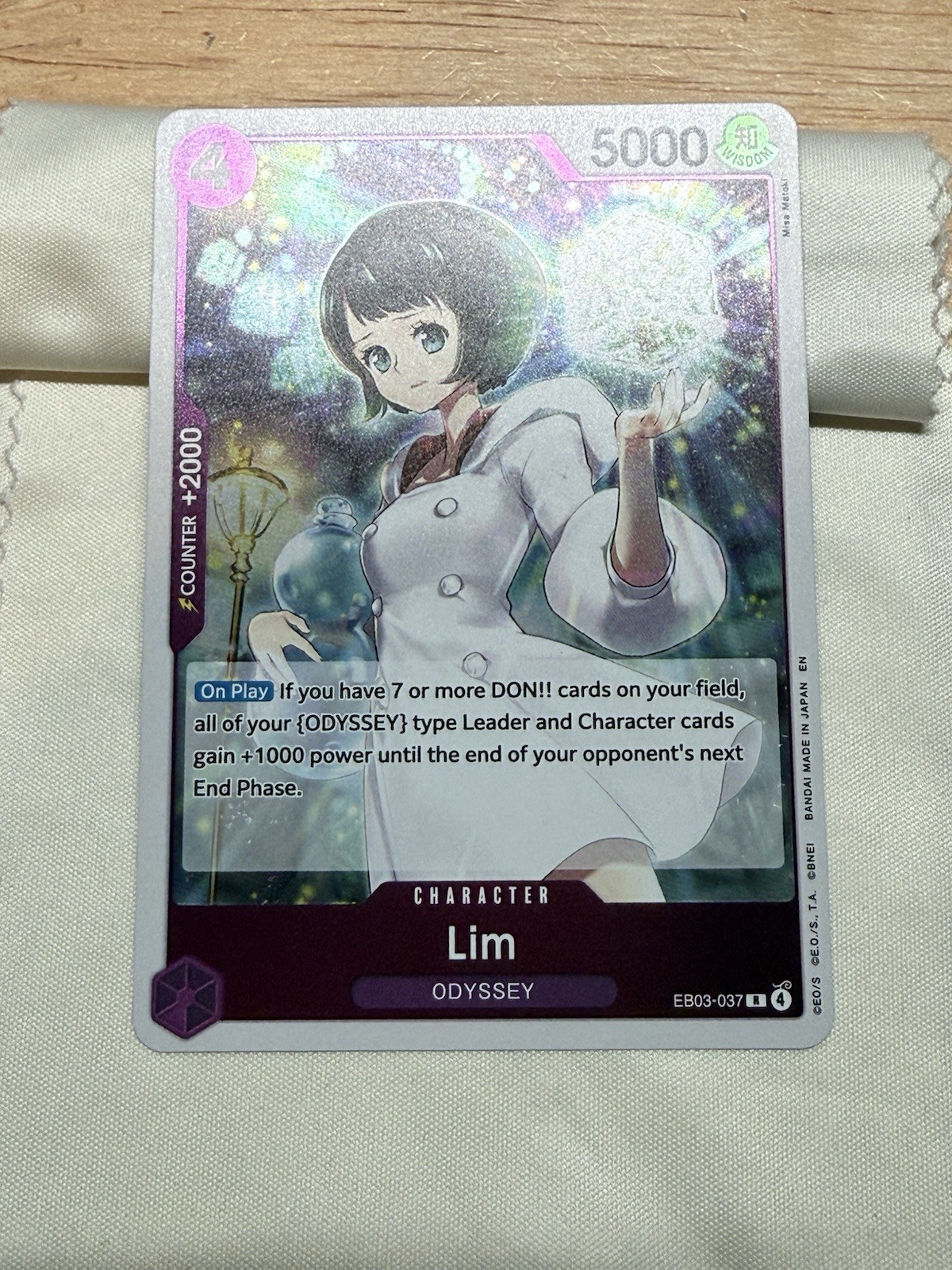 Lim EB03-037 Rare Extra Booster: One Piece Heroines Edition One Piece Foil NM