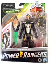 Power Rangers Beast Morphers Cybervillain Robo Blaze 6" Action Figure with Key