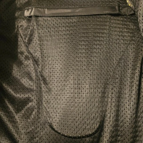 HWK Motorsports Mens Mesh Motorcycle Jacket Armored Black Red Riding Gear Small image 4