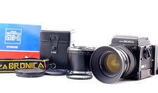 [MINT w/ Hood] BRONICA GS-1 + PG 65mm f/4 Lens + 6x7 120 Film back from JAPAN