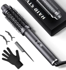 Thermal Brush for Blowout Look - 1.5 Inch Heated Round Brush with Negative Ion