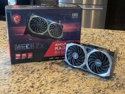 MSI AMD Radeon RX 6600 MECH 2X 8GB GDDR6 Graphics Card