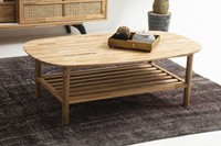 Couchtisch Beistelltisch Kaffeetisch Holztisch Braun Wohnzimmertisch