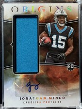 2023 Panini Origins - Jonathan Mingo Rookie/Patch/Auto #RJJA-JM Panthers