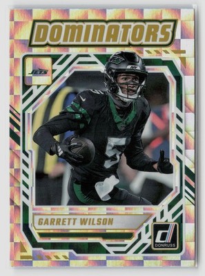 Garrett Wilson #DOM-GWN 2025 Panini Donruss Dominators Jets