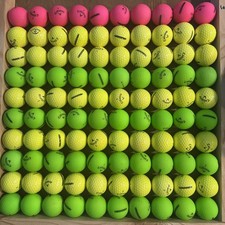 100 MINT Callaway Supersoft MIXED COLORS golf balls  AAAAA