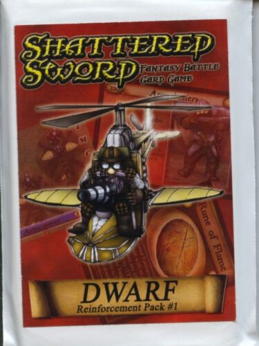 Shattered Sword Dwarf Reinforcement Pack #1 MINT Fantasy Battle Card Game - Afbeelding 1 van 1
