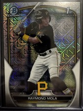 2023 Bowman Chrome - Prospects  Mojo Refractor #BCP-198 Raymond Mola (RC)