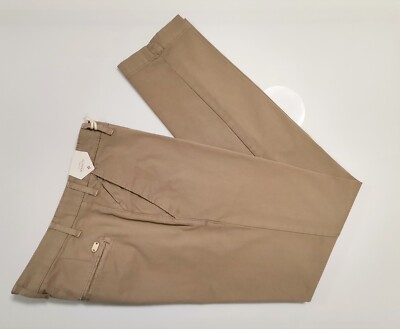 HERREN HOSE PIZONE PZO SKINNY FIT PZV94 SCHLAMM MADE IN ITALY NEU EINGETROFFEN P/E