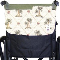 Handi Pockets 3c5ip Storage Accessory Wheelchair Tapestry Island Palm With Flap Handi Pockets 3c5ip Storage Accessory Wheelchair Tapestry Island Palm With Flap