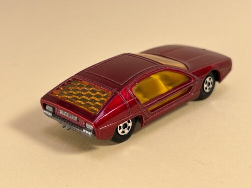 Streichholzschachtel Lesney Nr. 20d Lamborghini Marzal metallic rot neuwertig keine Box superschnell - Bild 3 von 6