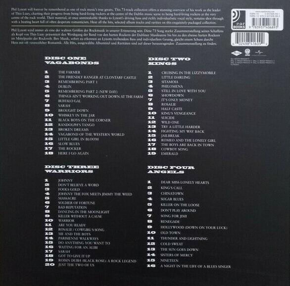 THIN LIZZY Vagabonds Kings Warriors ～ Thin Lizzy – Vagabonds Kings Warriors Angels – 4 x CD