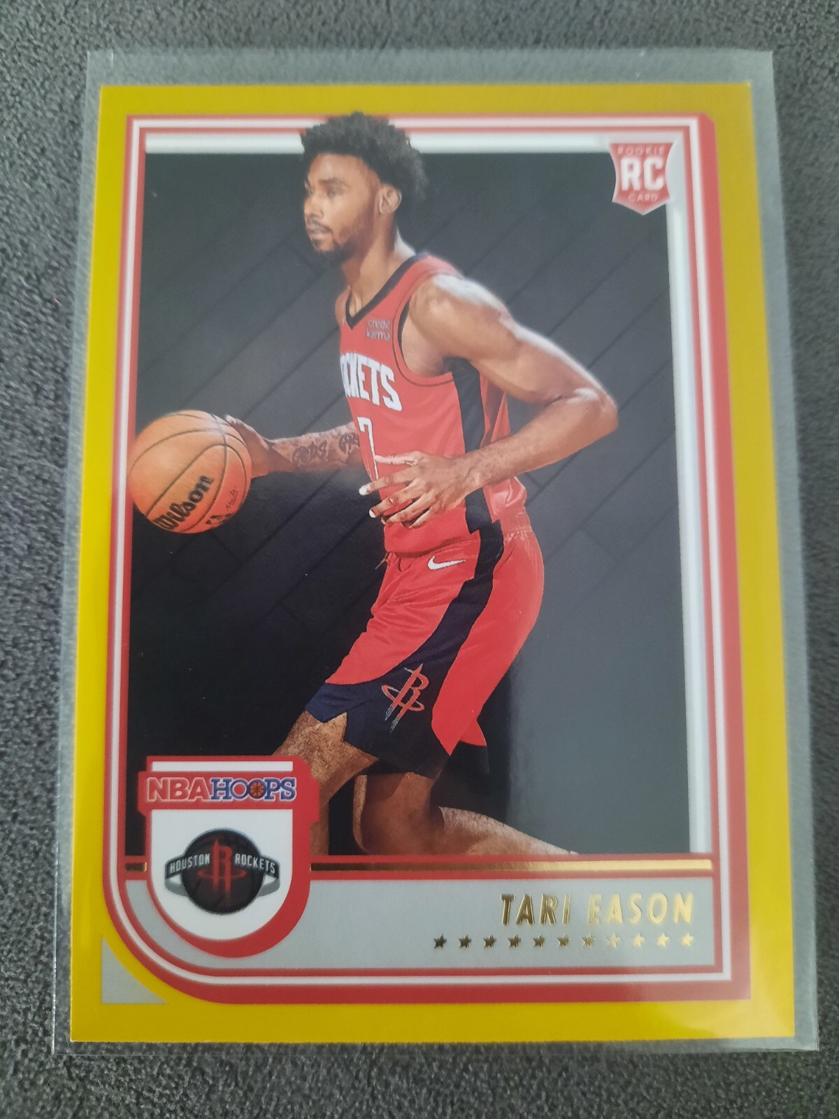 2022-23 Panini NBA Hoops - Rookies Yellow #247 Tari Eason (RC)